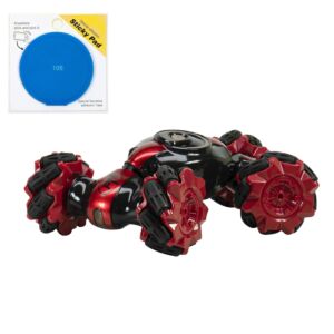 Silvercloud RedSada dvou terénních vozidel s dálkovým ovládáním a samolepicí podložkou Blue je součástí balení.