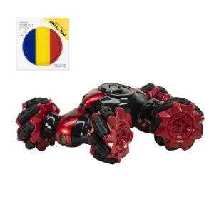 Sada hraček Silvercloud RedTwo s terénními vozidly, dálkovým ovládáním a samolepicí vlaječkou.