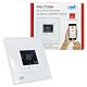 Chytrý termostat PNI CT26W WiFi elektrické podlahové vytápění nebo čerpací skupina, podlahový senzor součástí dodávky, 10A, m