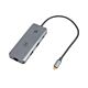 Víceportový adaptér PNI MP15S USB-C na HDMI, 2 x USB 3.0, SD/TF, RJ45, USB-C PD