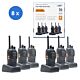 Sada 6 přenosných rádiových stanic PNI PMR R40 PRO
