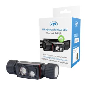 Čelovka PNI Adventure F80 Dual LED