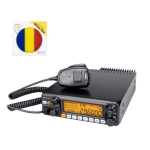 Balíček amatérské rádiové stanice PNI Jopix AT-5555N II, AM, FM, SSB a Sticky Pad Flag Amateur Radio Station zahrnuje