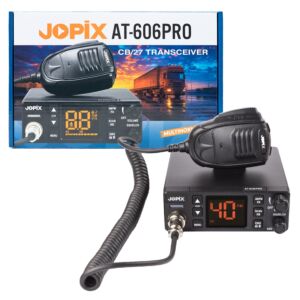 CB rádiová stanice JOPIX AT-606PRO ASQ, AM/FM, 4W, 12V-24V, PA, VOX, potlačovač hluku