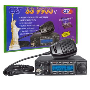 Amatérská radiostanice CRT SS 9900V AM, FM, LSB, USB, CW 28-29,7 MHz, ASQ, DTMF, Roger Beep, 12V, CTCSS, DCS, programovatelná
