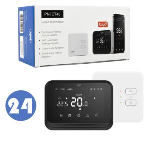 Krabice s 24 ks chytrých termostatů PNI CT45