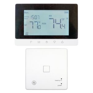 Bezdrátový inteligentní termostat PNI CT50S PRO s WiFi pro topné systémy, minimální hystereze 0,1 °C, ovládání přes Tuya