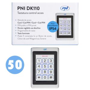 Krabice s 50 kusy klávesnice pro řízení přístupu PNI DK110