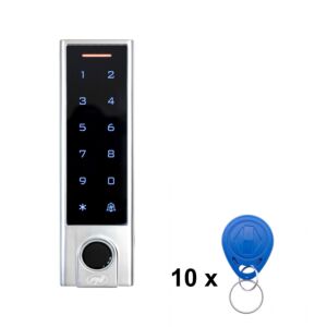 Package klávesnice PNI DK350 Access Control s Wi-Fi aplikací Tuya a 10bc tag TEM01 125 KHz 64 bit