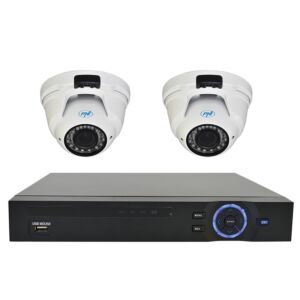 PNI House Video Surveillance Kit - NVR 16CH 1080P a 2 kamery IP2DOME 1080P varifokální