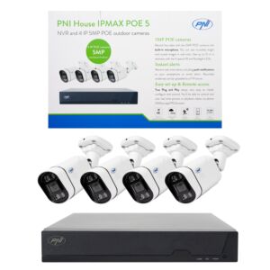 Sada pro video dohled POE PNI House IPMAX POE 5