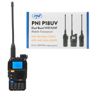 Přenosná VHF/UHF radiostanice PNI P18UV, dualband