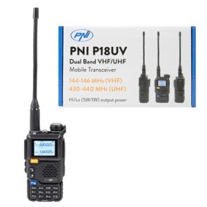 Přenosná VHF/UHF radiostanice PNI P18UV, dualband