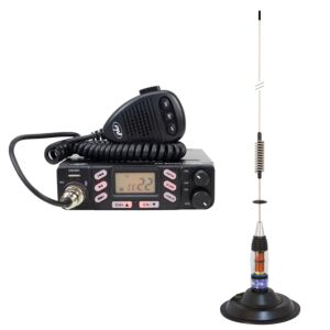 Sada CB rádiové stanice PNI Escort HP 6800 ASQ, 12/24 V s CB anténou PNI ML70 s magnetem