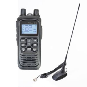 Přenosná CB rádiová stanice PNI Escort HP 92 multi standard 4W, 12-24V AM-FM s CB anténou PNI Extra 48 s magnetem