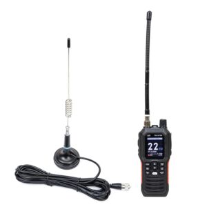 PNI Escort HP 102 Multi Standard přenosná CB rádiová stanice, 4W, 12V-24V, AM-FM s PNI ML29 CB anténou s magnetem