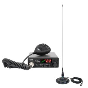 Sada CB Radio Station PNI Escort HP 8001L ASQ + CB Antenna PNI ML145 s magnetem 145/PL