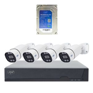 Sada pro video dohled PNI House IPMAX POE 8, NVR se 4 kamerami a 1TB HDD PNI SafeHouse