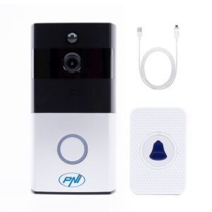 PNI SafeHome PT710B WiFi HD, balíček P2P Smart Video Intercom a kabel USB 2.0 na Micro USB 1m