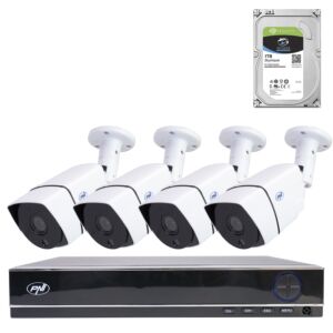 Balíček sady AHD PNI House PTZ1300 Full HD video dohled - NVR a 4 venkovní kamery 2MP full HD 1080P s HDD 1Tb vč.