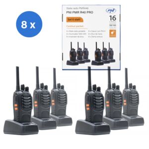 Sada 6 přenosných rádiových stanic PNI PMR R40 PRO