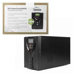 UPS SilverCloud 850VA se sinusovým displejem LCD