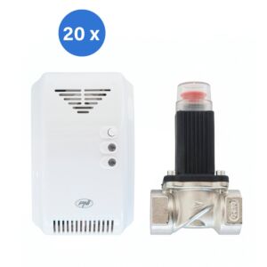 Sada plynového senzoru a solenoidového ventilu PNI Safe House 200