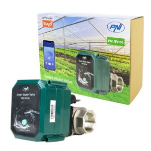 Inteligentní vodovodní ventil PNI SV180, připojení Wi-Fi, IP65, DN25 1 palec, aplikace Tuya, kompatibilní s Amazon Alexa