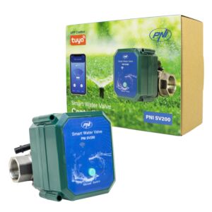 Inteligentní vodní ventil PNI SV200, připojení Wi-Fi, IP65, DN20, 3/4 aplikace Tuya, kompatibilní s Amazon Alexa 