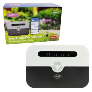 Inteligentní zavlažovací programátor PNI SWI280, Wi-Fi, pro 8 zón, ovládání z Tuya Smart, kompatibilní s Amazon Ale