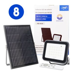 Krabice s 8 ks LED reflektorů PNI GreenHouse WS100