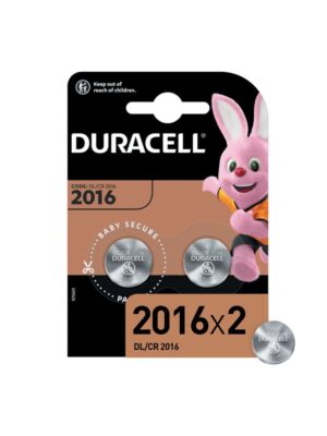 Specializované lithiové baterie CR2016N Duracell, 2 ks