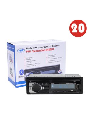 Basy s 20dílným autorádiem PNI MP3 přehrávačem
