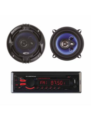 Autorádio MP3 přehrávač do auta PNI Clementine 8440 4x45w + Koaxiální reproduktory do auta PNI HiFi650, 120W