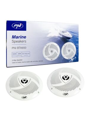 Koaxiální reproduktory pro lodě PNI BTA650, 120W, 16,5 cm, sada 2 ks