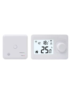 Bezdrátový termostat PNI CT61S pro topné systémy, podsvícený displej, denní programy