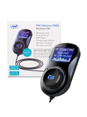 FM PNI Valentine F800 Bluetooth FM modulátor