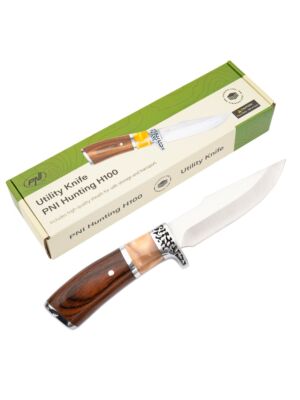Lovecký nůž PNI Hunting H100, délka 215 mm, včetně krytu