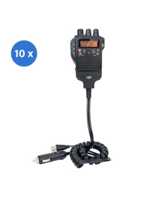 Krabice s 10 kusy přenosné CB rádiové stanice PNI Escort HP 62