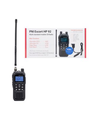 Přenosná CB rádiová stanice PNI Escort HP 92 bez nabíječky, multi standard, 4W, AM-FM, NRC, Dual Watch, Roger Beep, ASQ