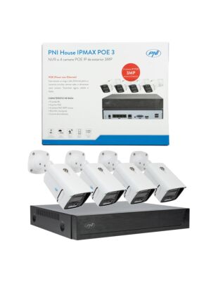 Sada pro video dohled PNI House IPMAX POE 3