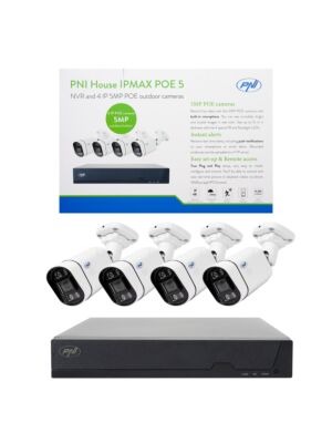 Sada pro video dohled POE PNI House IPMAX POE 5