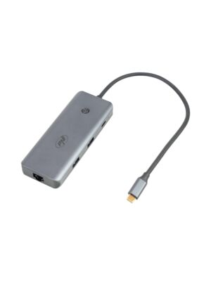 Víceportový adaptér PNI MP15S USB-C na HDMI, 2 x USB 3.0, SD/TF, RJ45, USB-C PD