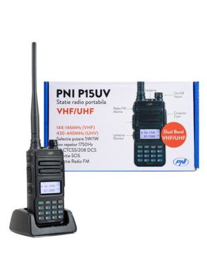 Přenosná rádiová stanice VHF / UHF PNI P15UV