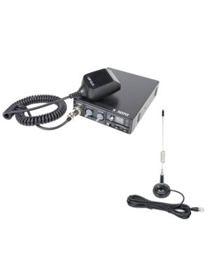 CB CRT S Mini Dual Voltage 12/24V 4W + CB anténa PNI ML29