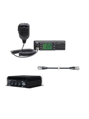 CB rádiová stanice PNI Escort HP 9500 multistandard, ASQ, zesilovač VOX + RX-TX KL203P, AM-FM-SSB, 100 W, 12 V a PN kabel
