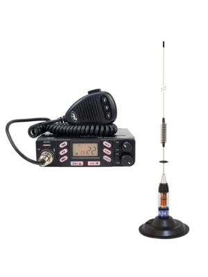 Sada CB rádiové stanice PNI Escort HP 6800 ASQ, 12/24 V s CB anténou PNI ML70 s magnetem