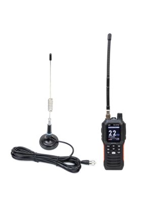 PNI Escort HP 102 Multi Standard přenosná CB rádiová stanice, 4W, 12V-24V, AM-FM s PNI ML29 CB anténou s magnetem