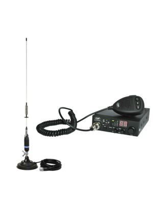 CB PNI ESCORT Rádiová stanice HP 8024 ASQ + Anténa CB PNI S75 s magnetem