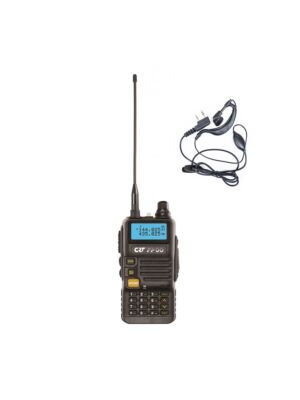 Balíček přenosné VHF/UHF rozhlasové stanice CRT FP00 dvoupásmové a PNI HS82 sluchátka